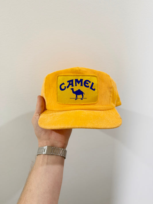 Vintage Camel Cigarettes Corduroy Cap