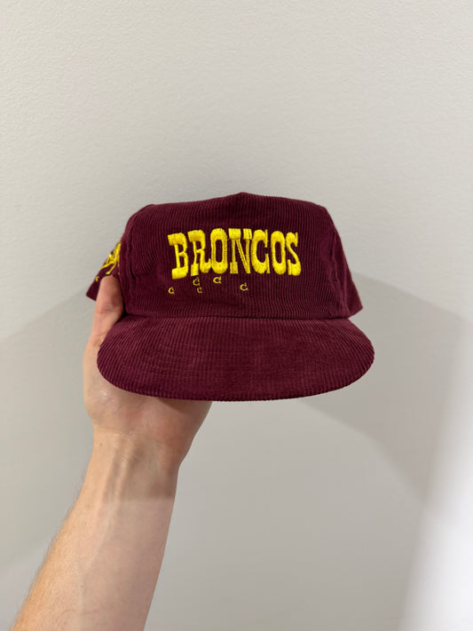 90s Brisbane Broncos Corduroy Hat NSWRL