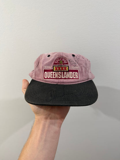 QLD Maroon State of Origin XXXX Signed Hat