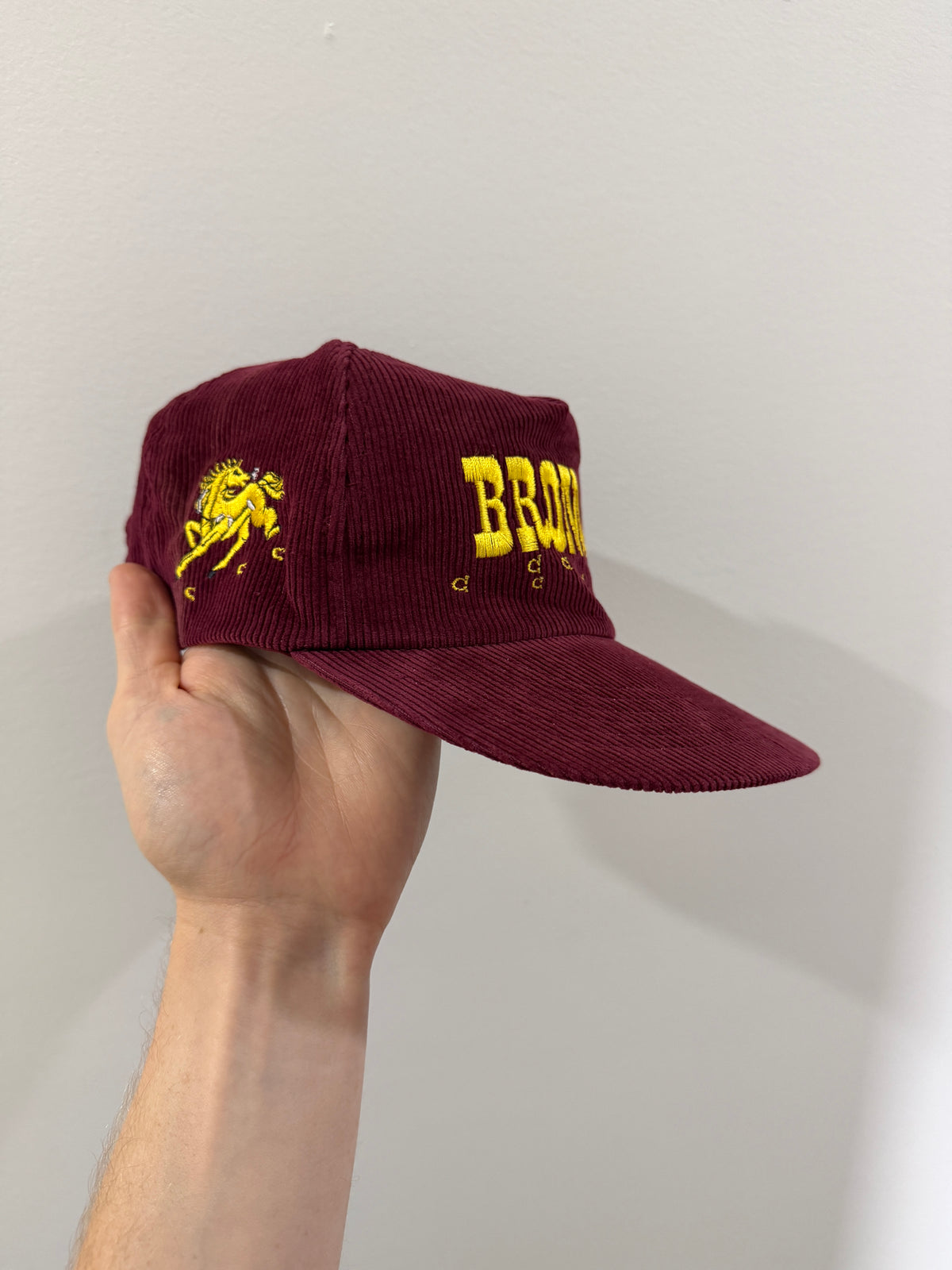 90s Brisbane Broncos Corduroy Hat NSWRL
