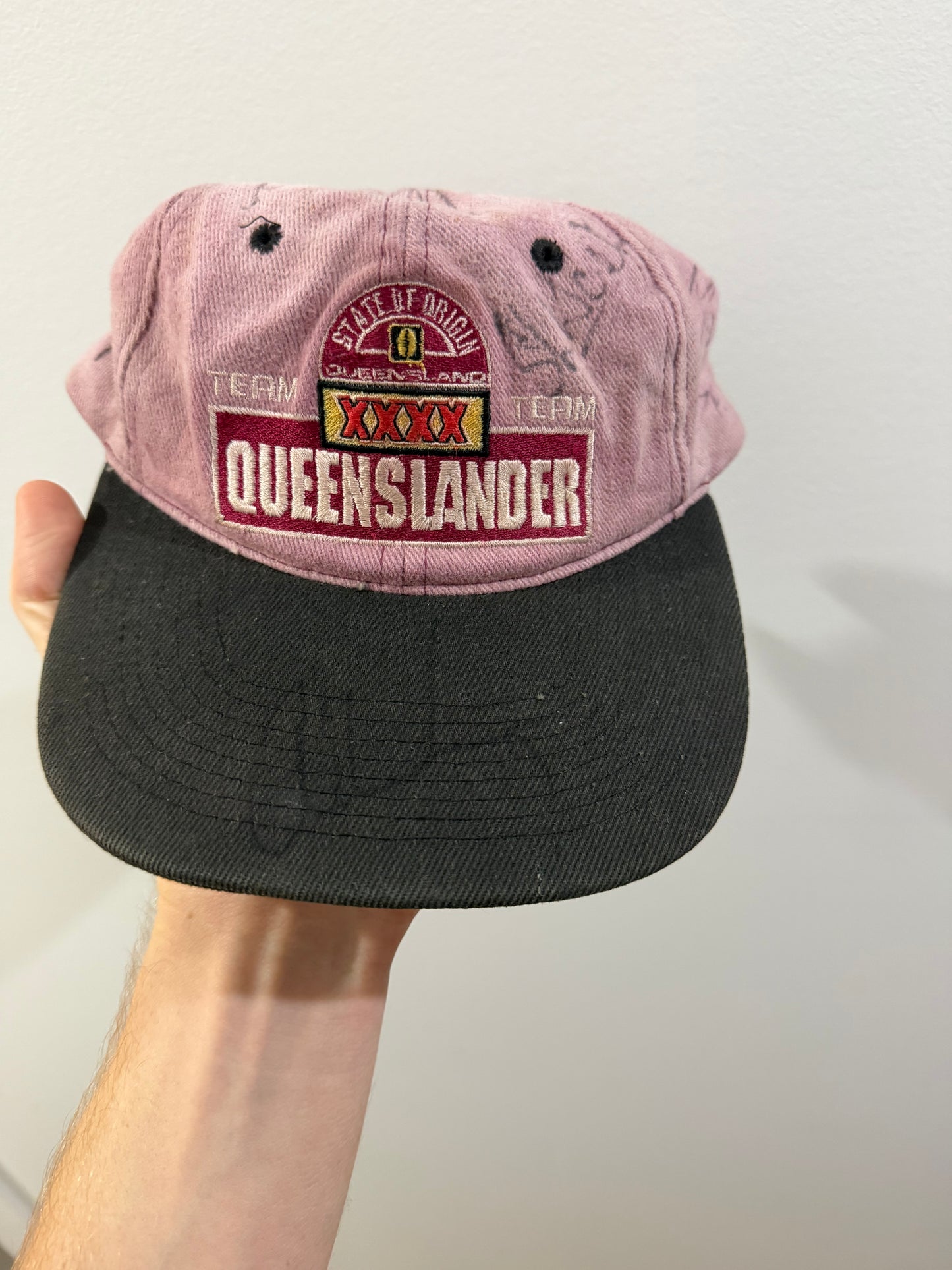 QLD Maroon State of Origin XXXX Signed Hat