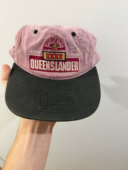 QLD Maroon State of Origin XXXX Signed Hat