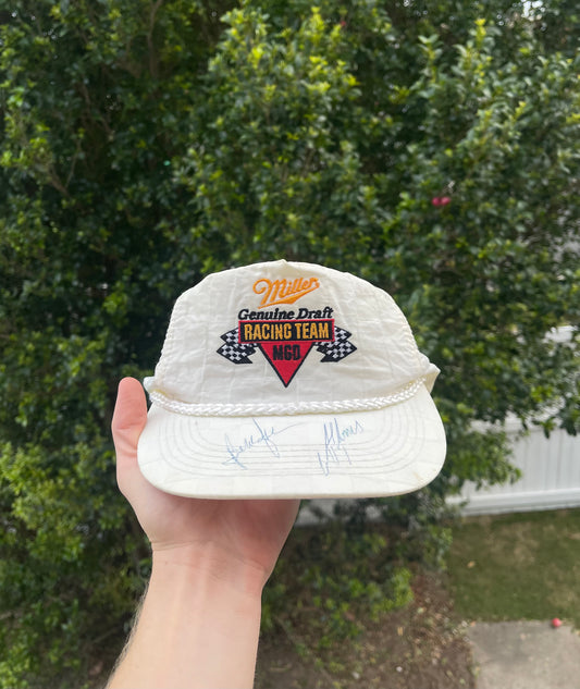 Miller Racing Hat White